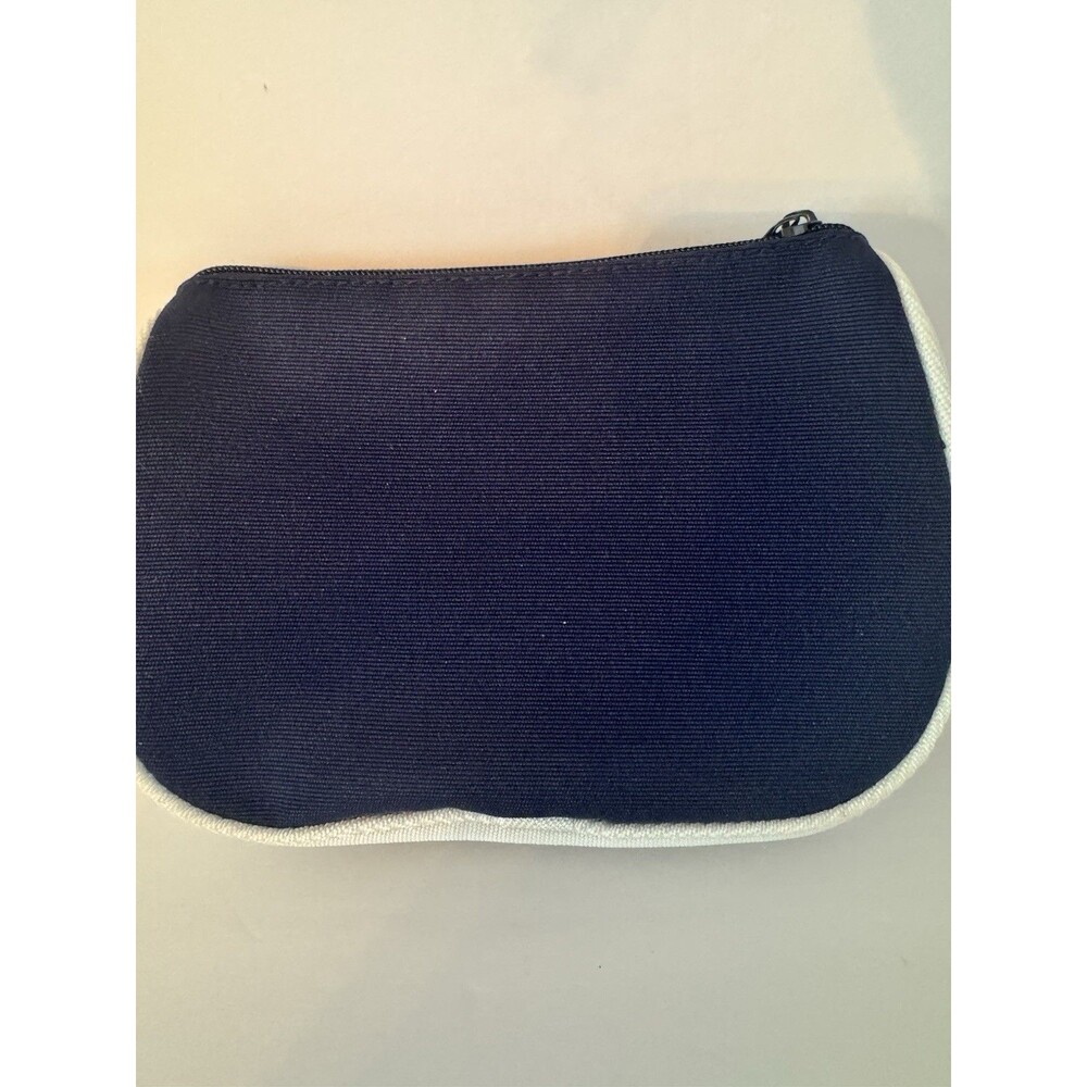 Dior Blue & White Zipper Makeup Bag /Perfume/Cosmetic Pouch Travel Organizer - Picture 3 of 6